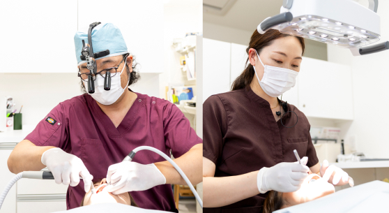 一般歯科と矯正治療でそれぞれの専門ドクターが対応